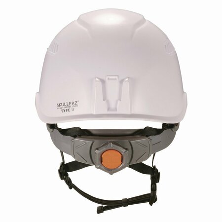 Ergodyne Skullerz 8977 Class C Safety Helmet with Adjustable Venting, 6-Point Rachet Suspension, White 60264